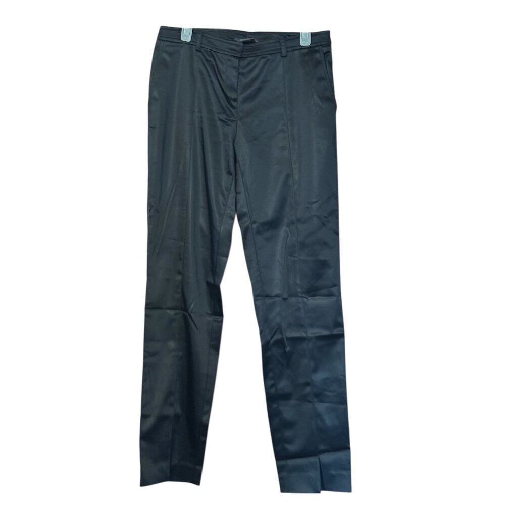 St. John Black Tailored Pants Size 4 Womens Silky